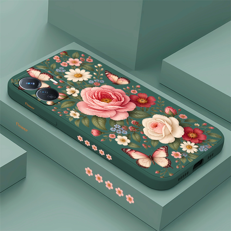 Flowers Butterflies Case For V - Vivo Y28 ulasan dan harga
