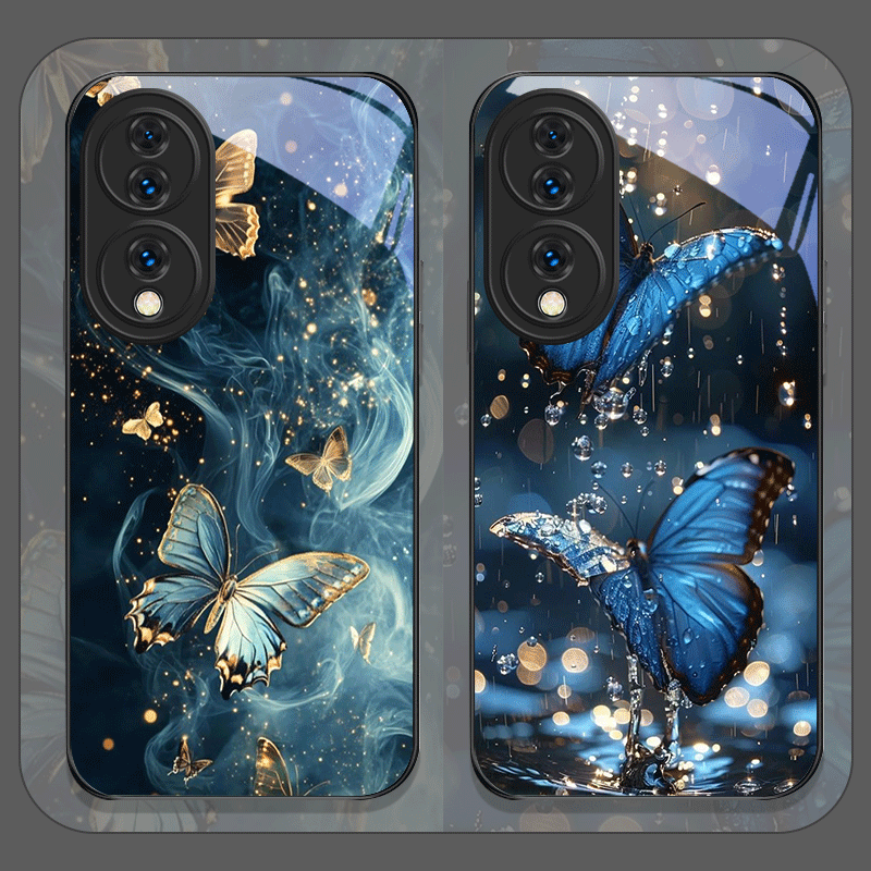 Luxurious Blue Butterfly Art P - Huawei Mate 60 ulasan dan harga