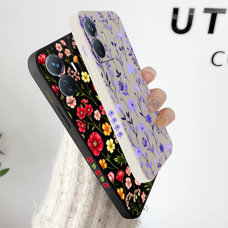 Colorful Flower Phone Case For - Vivo Y28 ulasan dan harga