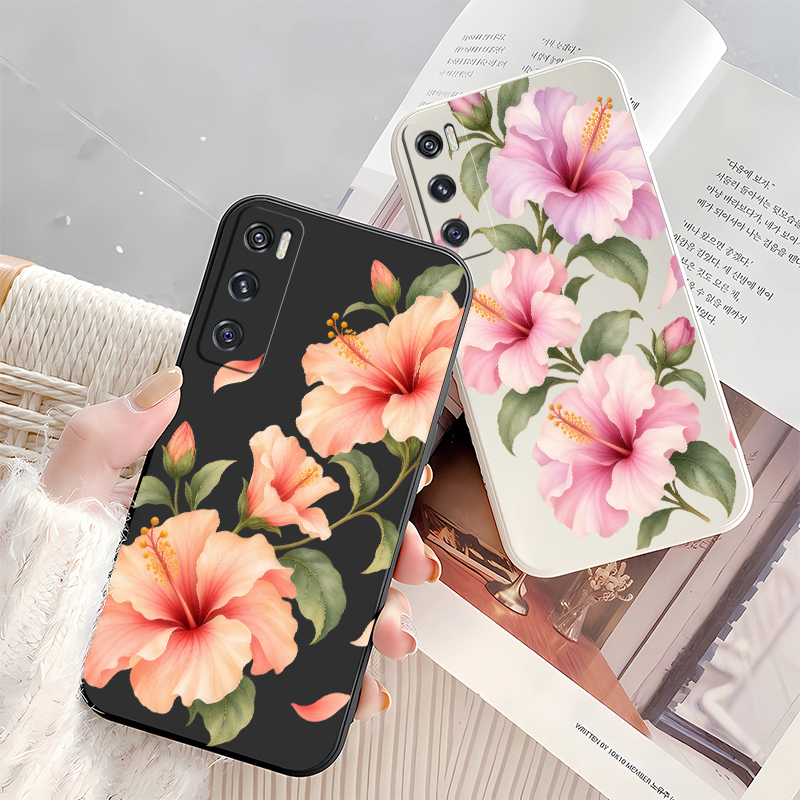 Two Pink Lilies Pattern Case F - Vivo V40 ulasan dan harga
