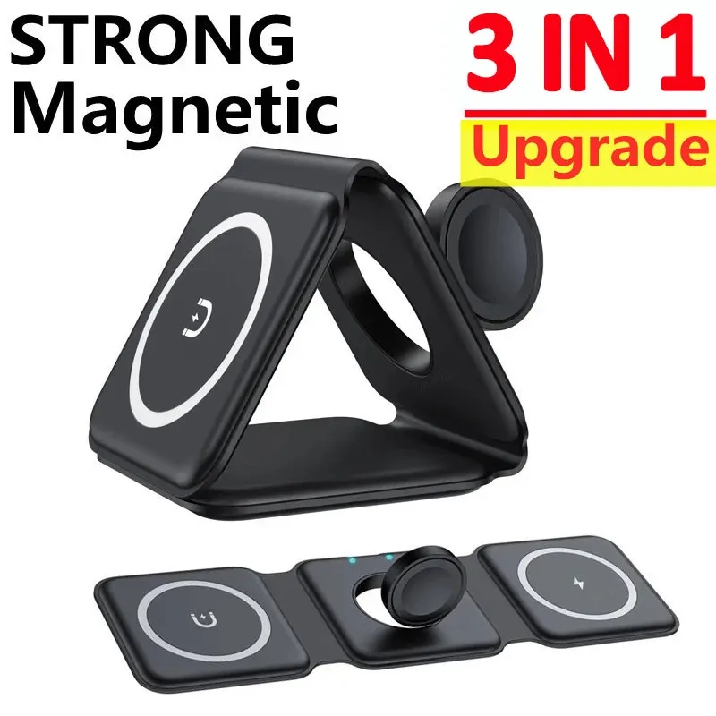 New 3in1 Foldable Wireless Cha - Smartwatch X12 ulasan dan harga