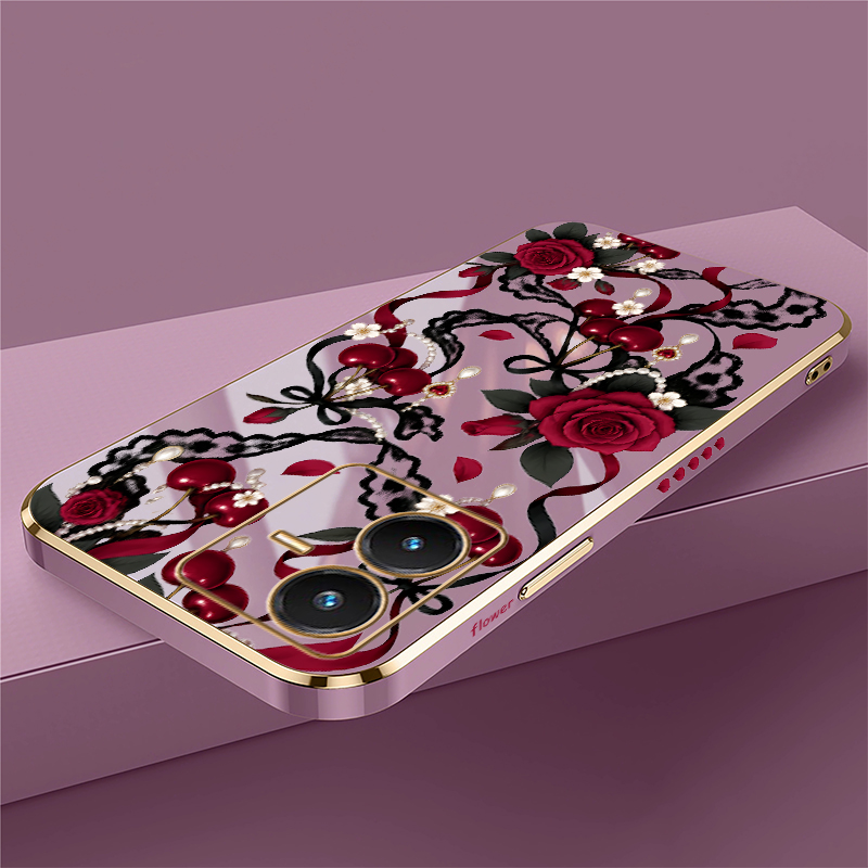Rose Print Case For Vivo Y28 S - Vivo Y28 ulasan dan harga