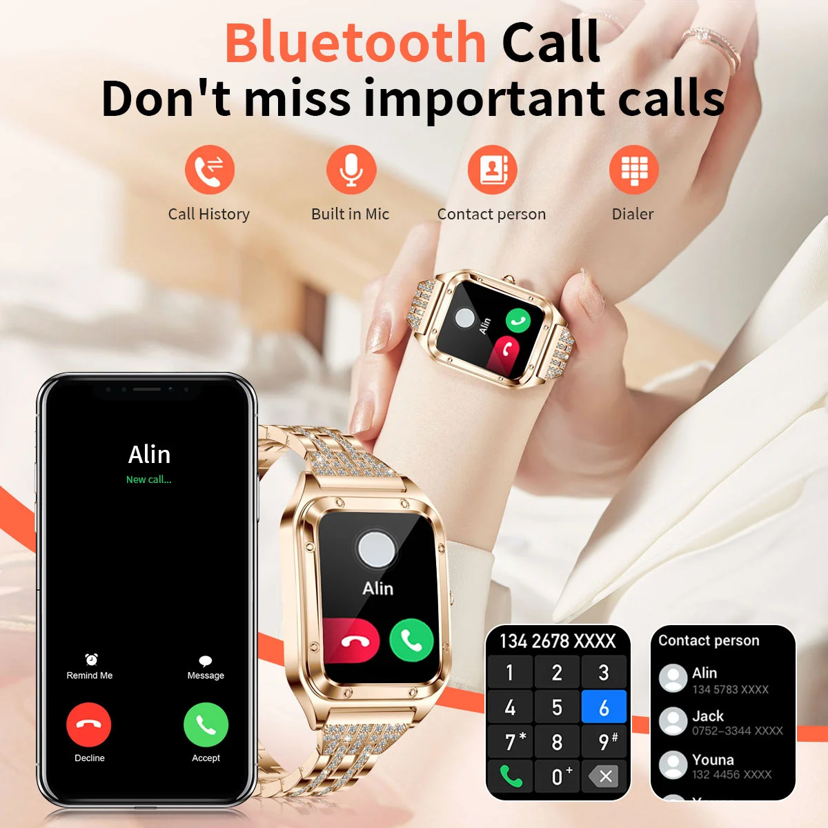 1.57Inch Top Luxury Smart Watc - Smartwatch Face ulasan dan harga