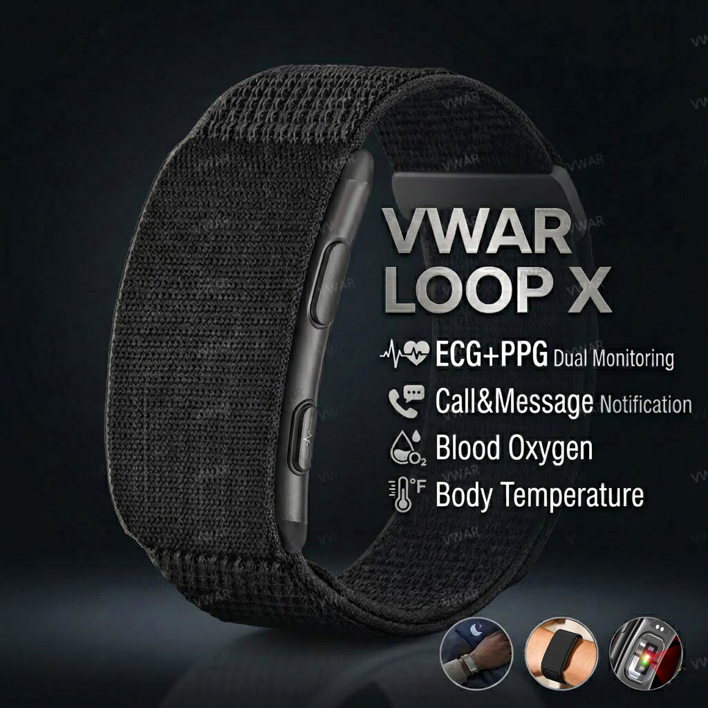 VWAR LOOP X ECG Smart Bracelet - Smartwatch X ulasan dan harga